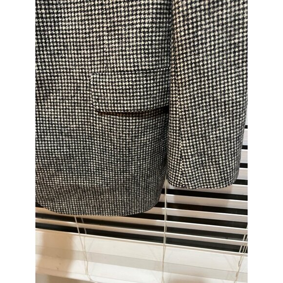 Brooks‎ Brothers 100% Camel Hair Houndstooth Blazer - Size 45L - Picture 4 of 7